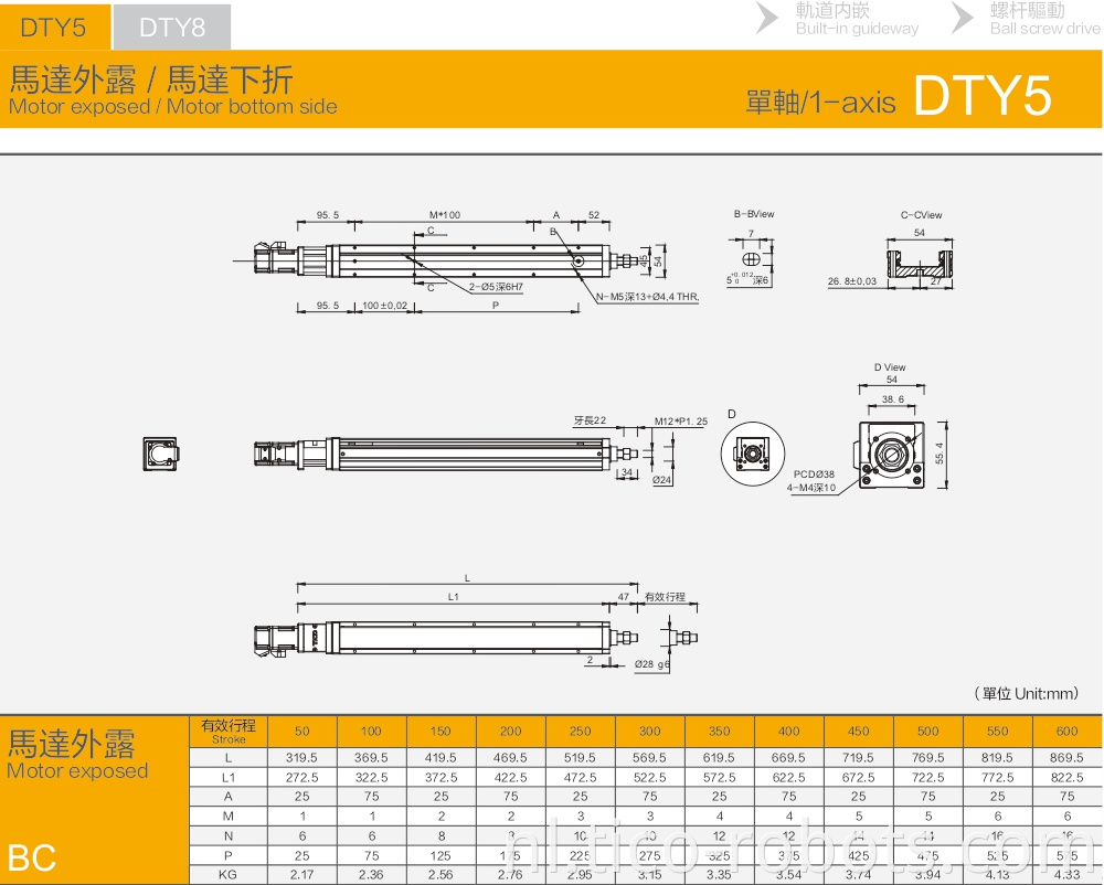 Linear Modules For Small Cnc Machine Tools